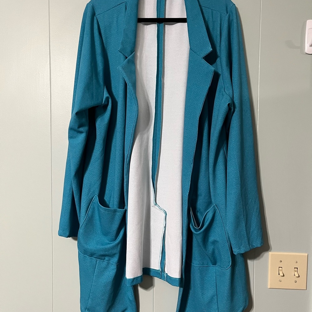 LuLaRoe Teal Gwen jacket